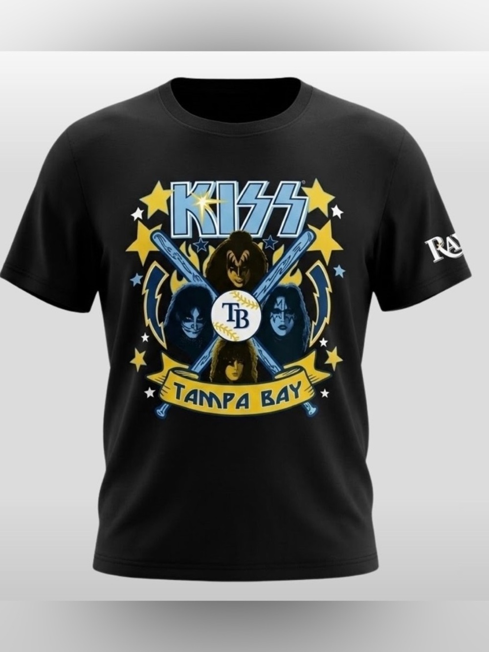 NWTs MLB Tampa Bay Rays/KISS t-shirt. Sz. XL. SGA 7/9/2026